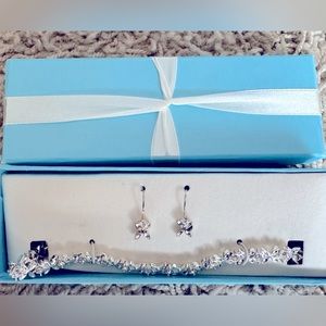 Tennis Bracelet & Earring Set